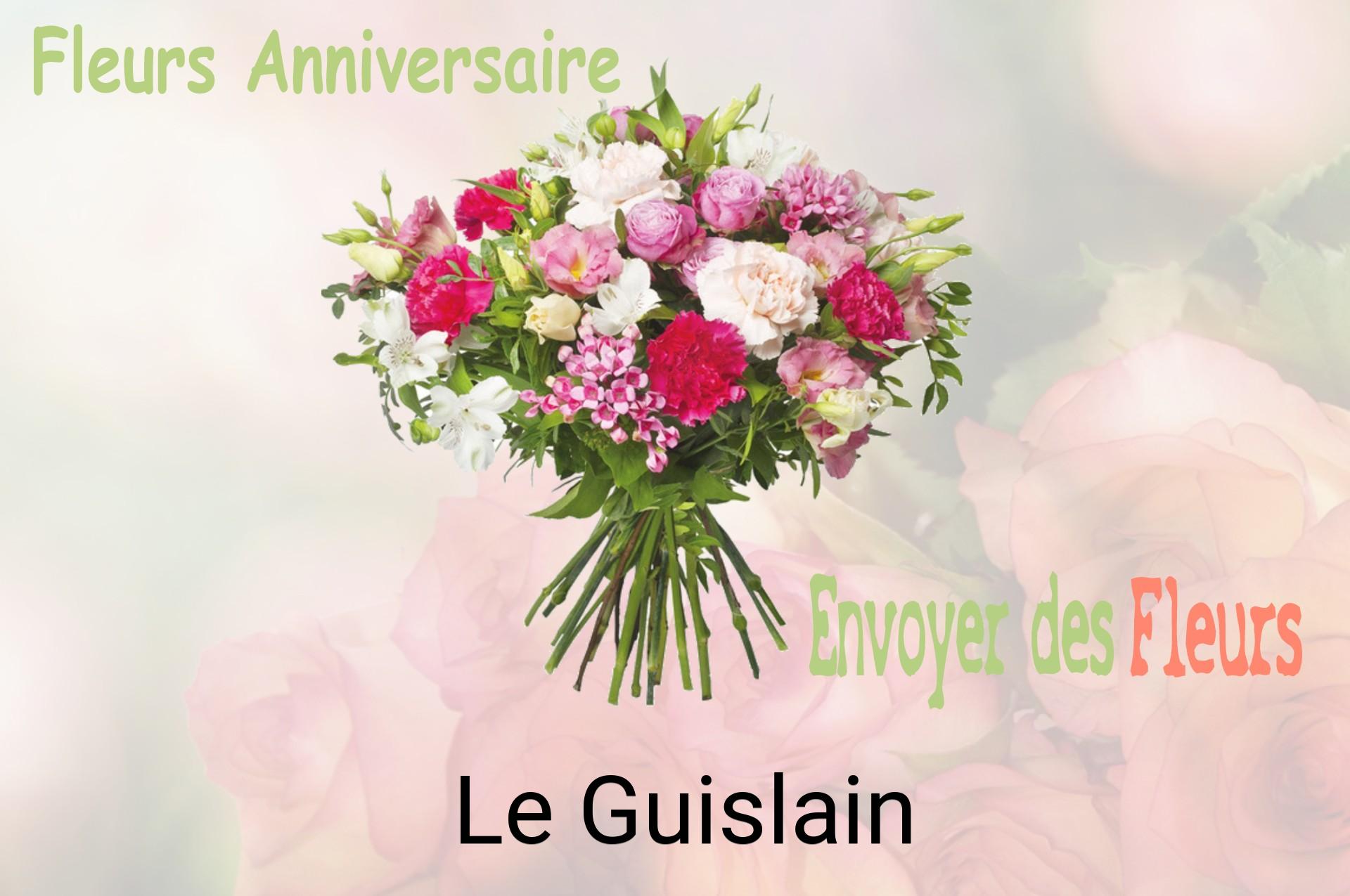 Bouquet de fleurs d’anniversaire livré à Le Guislain
